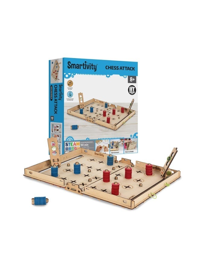 سمارتيفيتي لعبة Smartivity Chess Attack STEM التعليمية التفاعلية، لعبة تعليمية وتفاعلية للأطفال من سن 8 إلى 14 عامًا، هدية للأولاد والبنات، صنع في الهند. - Image 1